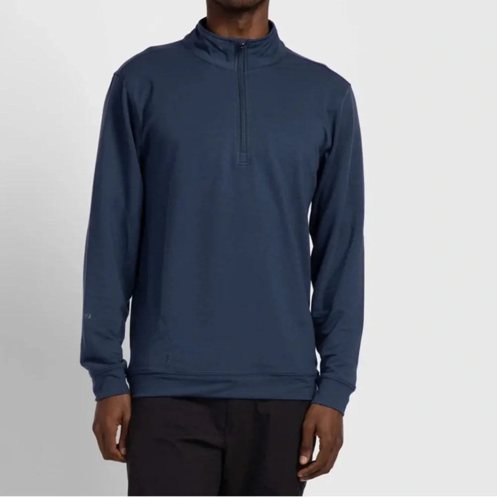 True Linkswear - All Day Quarter Zip Navy Blue Sweatshirt - Size XXL
